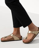 Sandalia Birkenstock Gizeh Bf Gold