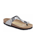 Sandalias Birkenstock Gizeh Bf Silver