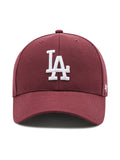 Gorra 47 Brand Los Angeles Bordo logo blanco