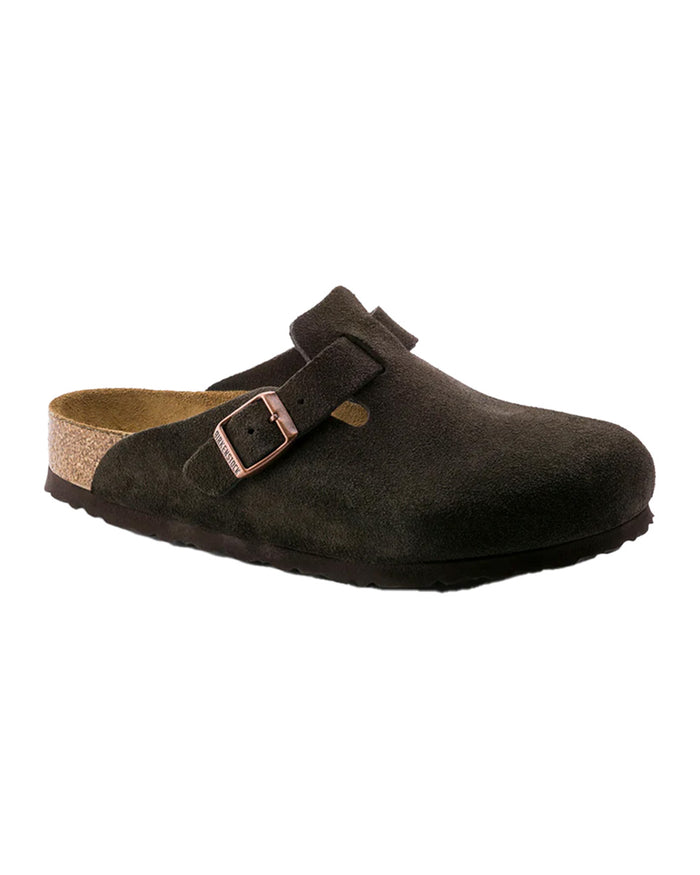 Zuecos Birkenstock Boston Sfb Leve Mocca