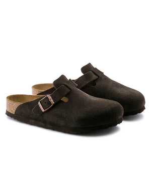 Zuecos Birkenstock Boston Sfb Leve Mocca