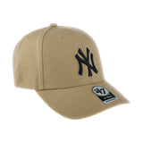 Gorra 47 Brand NY Yankees Marron logo negro