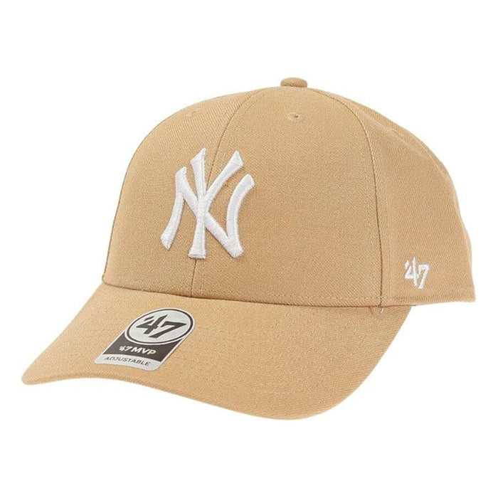 Gorra 47 Brand NY Yankees Marron logo blanco