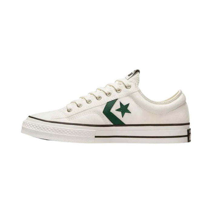 Championes Converse Star Player 76 blanco con logo verde