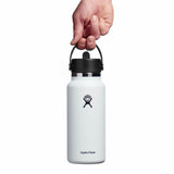 Botella Hydroflask 32 Oz Wide Mouth With Flex Cap 2.0 - White